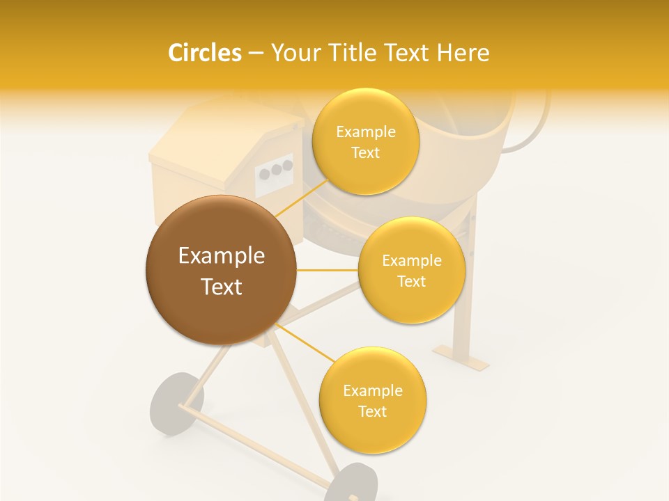 Equipment Render Mixer PowerPoint Template