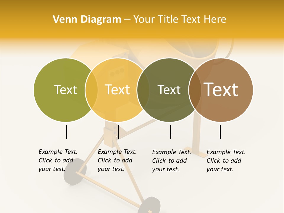Equipment Render Mixer PowerPoint Template