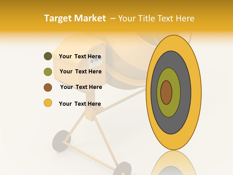 Equipment Render Mixer PowerPoint Template