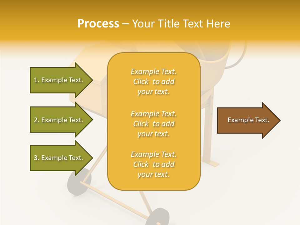 Equipment Render Mixer PowerPoint Template