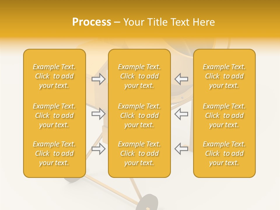 Equipment Render Mixer PowerPoint Template