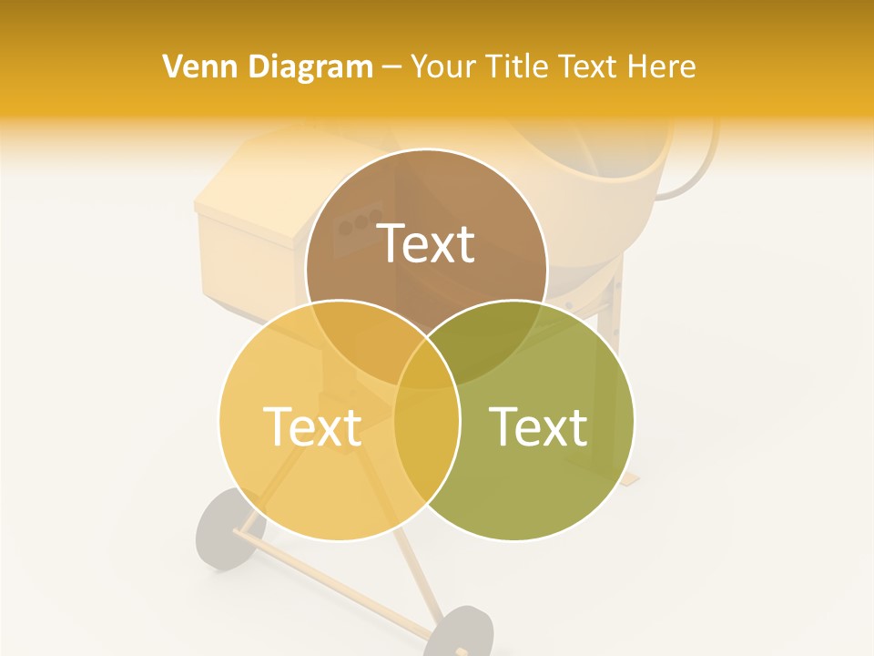 Equipment Render Mixer PowerPoint Template