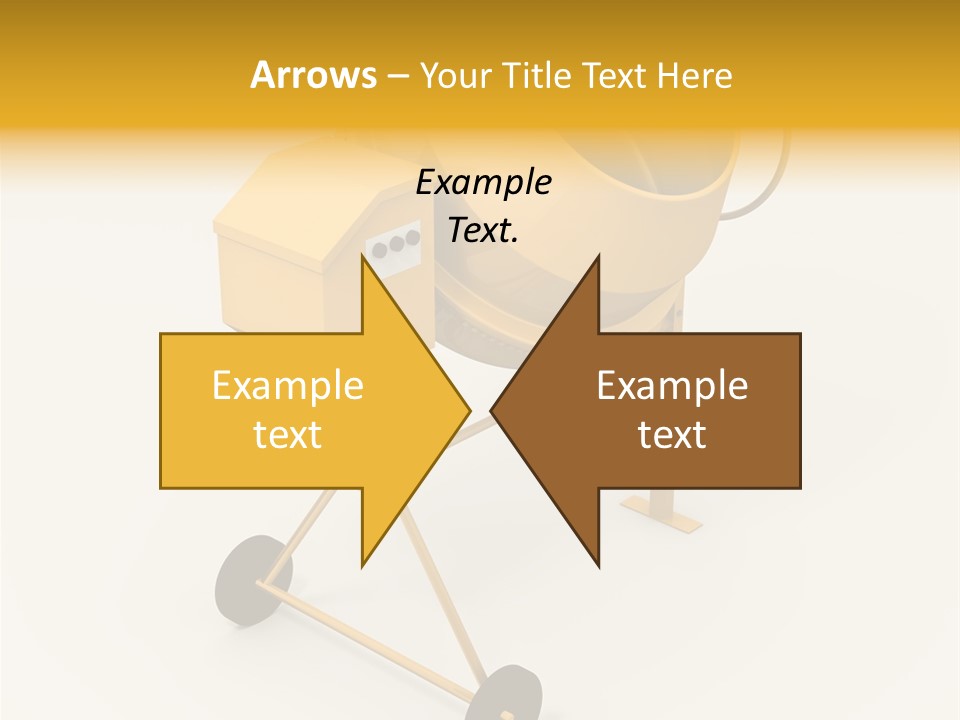 Equipment Render Mixer PowerPoint Template