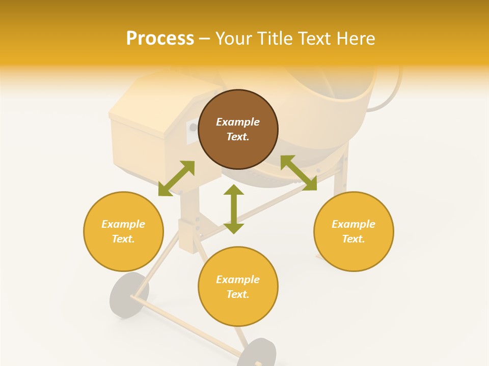 Equipment Render Mixer PowerPoint Template