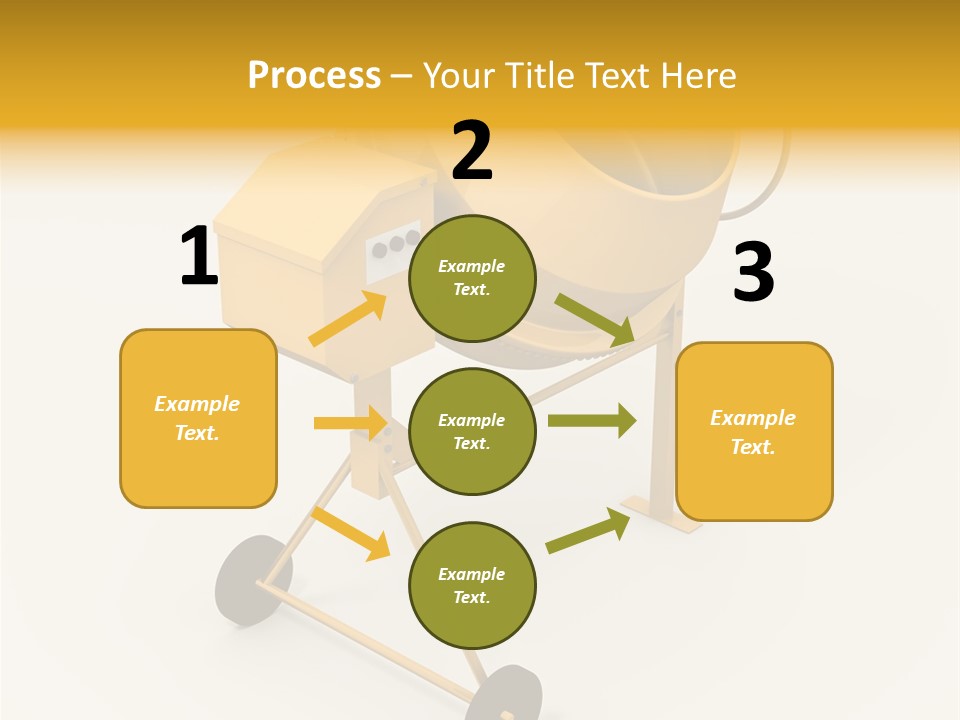 Equipment Render Mixer PowerPoint Template