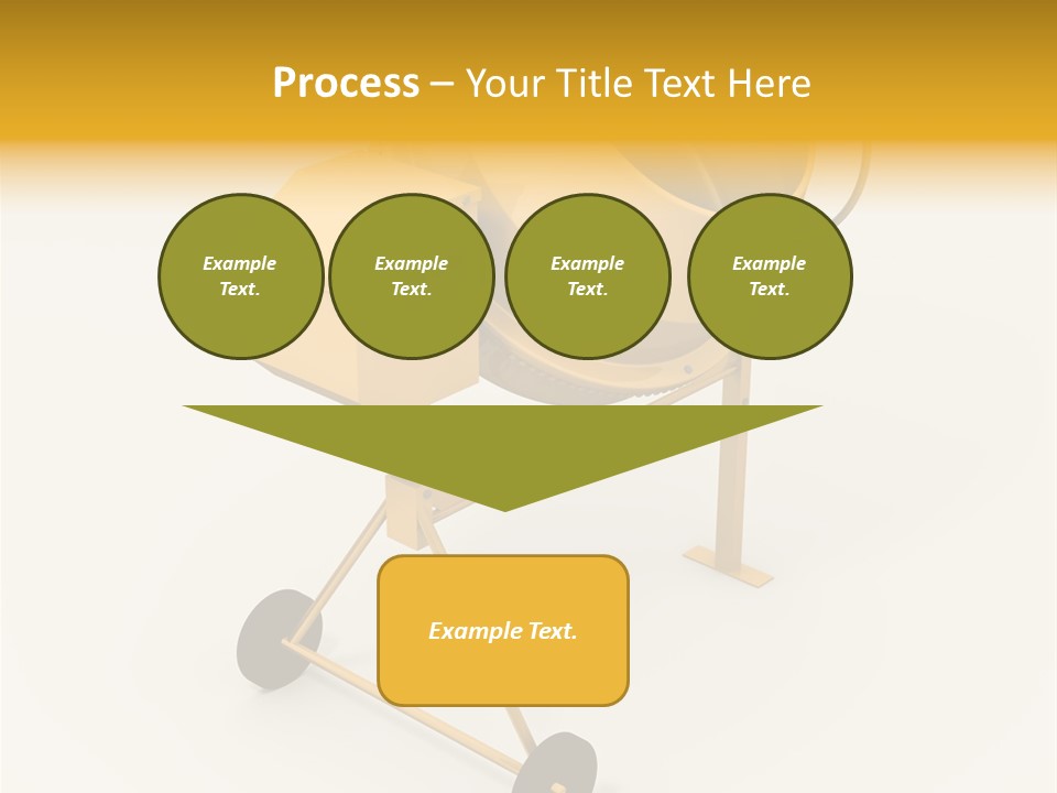 Equipment Render Mixer PowerPoint Template