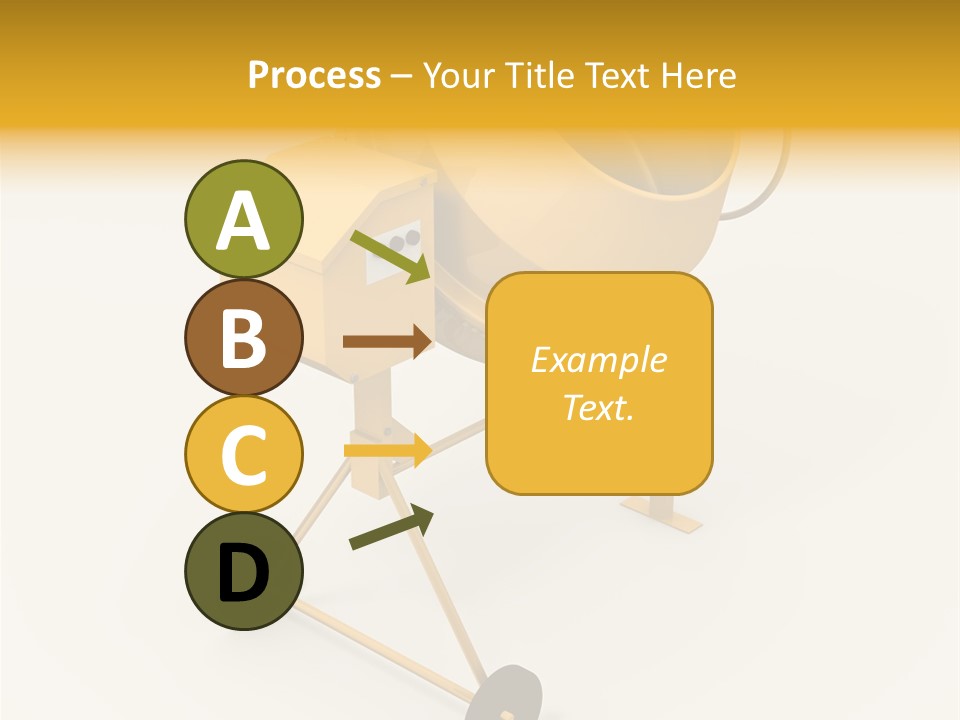 Equipment Render Mixer PowerPoint Template