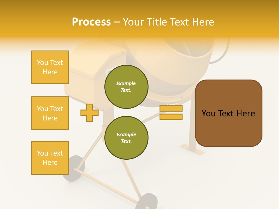 Equipment Render Mixer PowerPoint Template