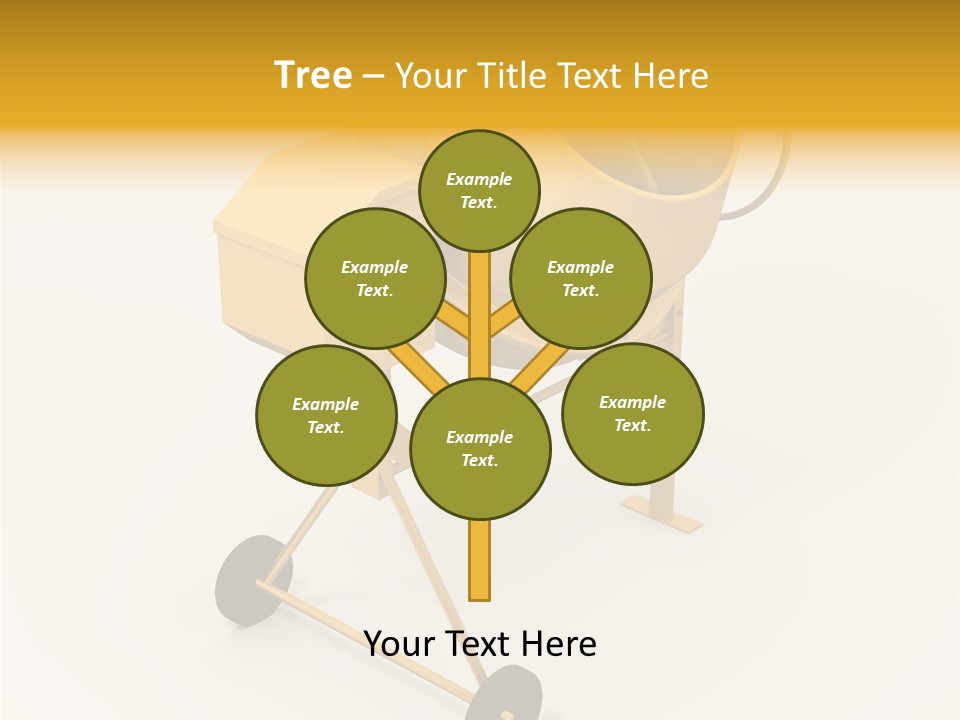 Equipment Render Mixer PowerPoint Template