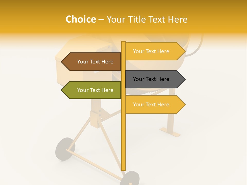 Equipment Render Mixer PowerPoint Template