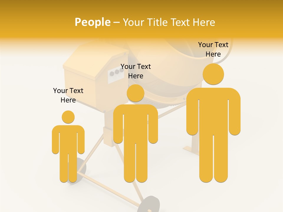 Equipment Render Mixer PowerPoint Template