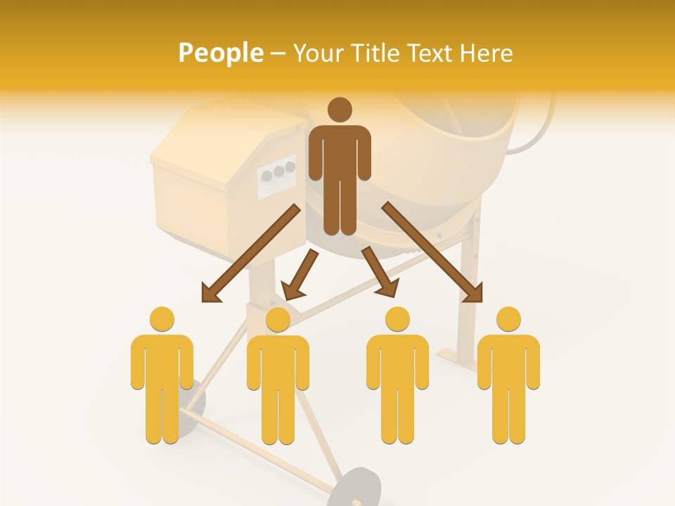 Equipment Render Mixer PowerPoint Template