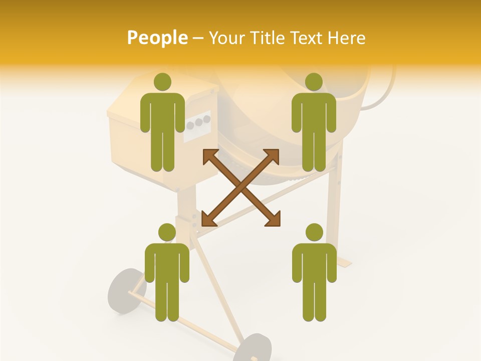 Equipment Render Mixer PowerPoint Template