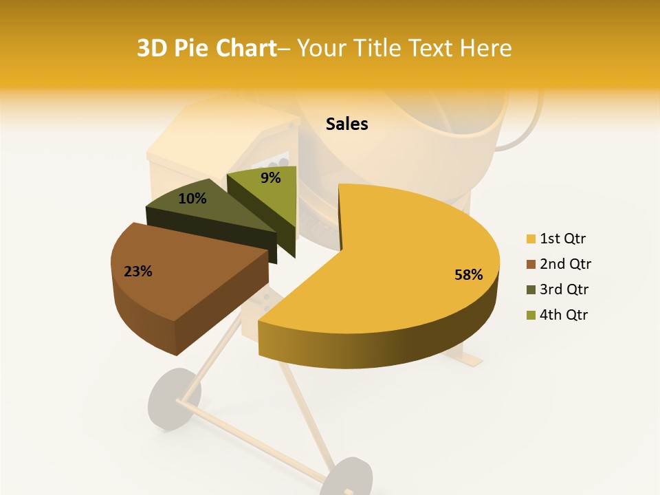 Equipment Render Mixer PowerPoint Template