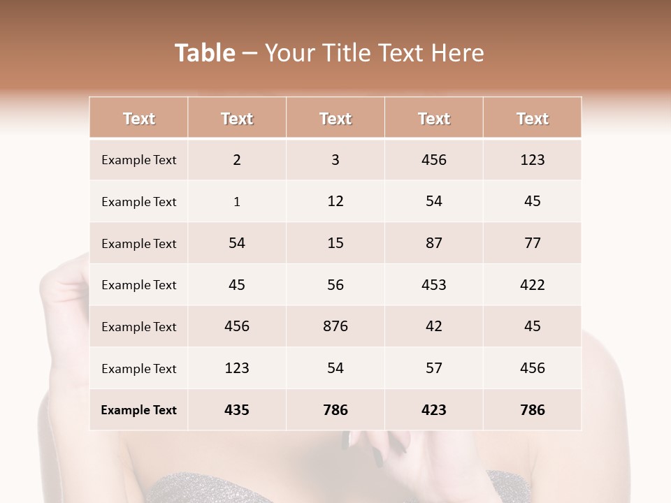 Fashion Copy View PowerPoint Template