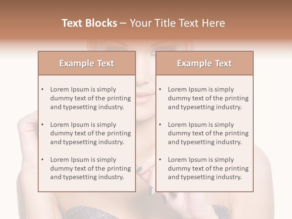 Fashion Copy View PowerPoint Template