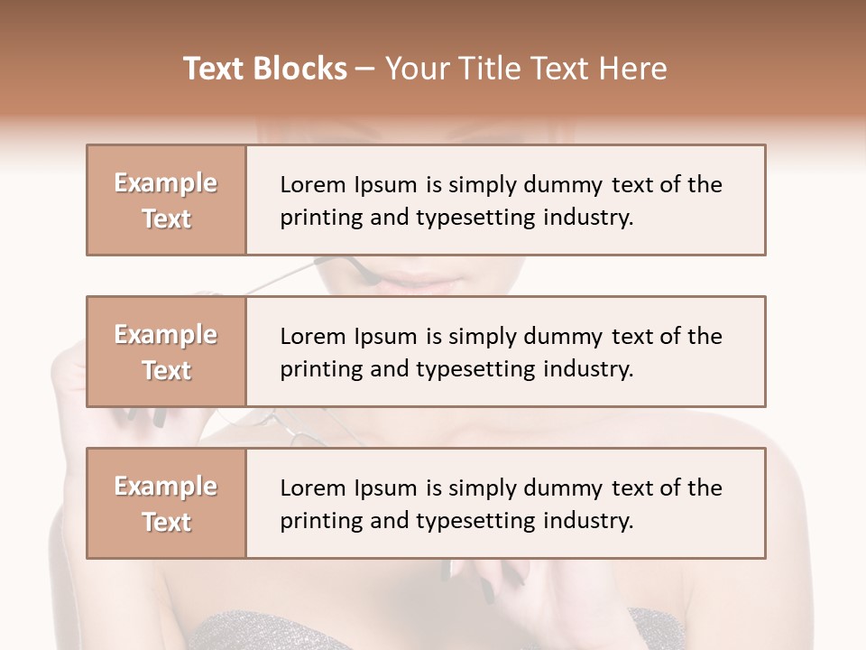 Fashion Copy View PowerPoint Template