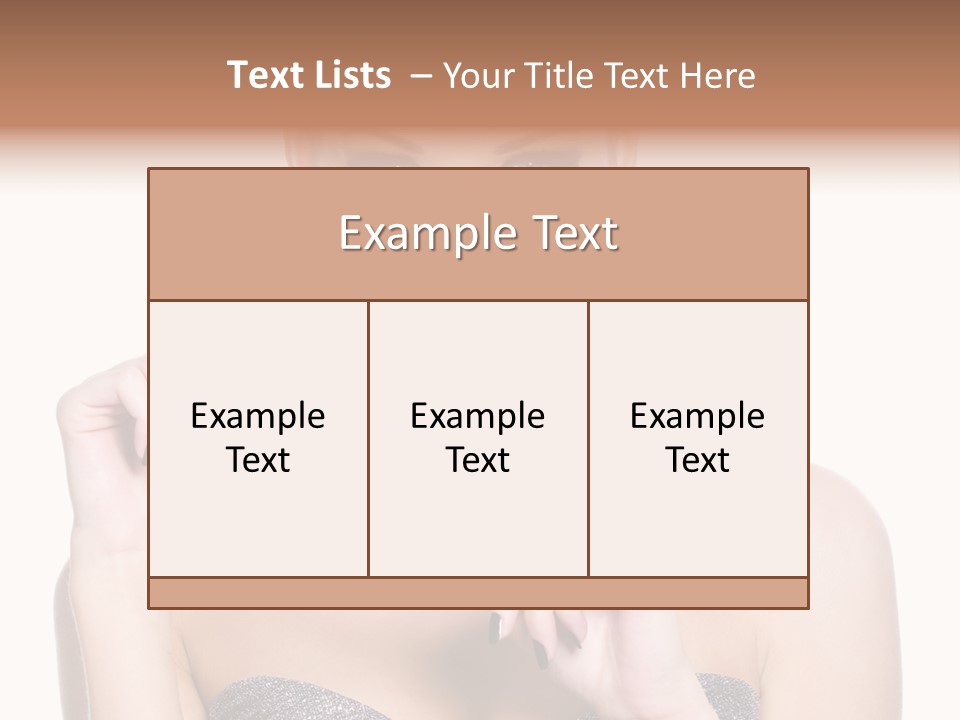 Fashion Copy View PowerPoint Template