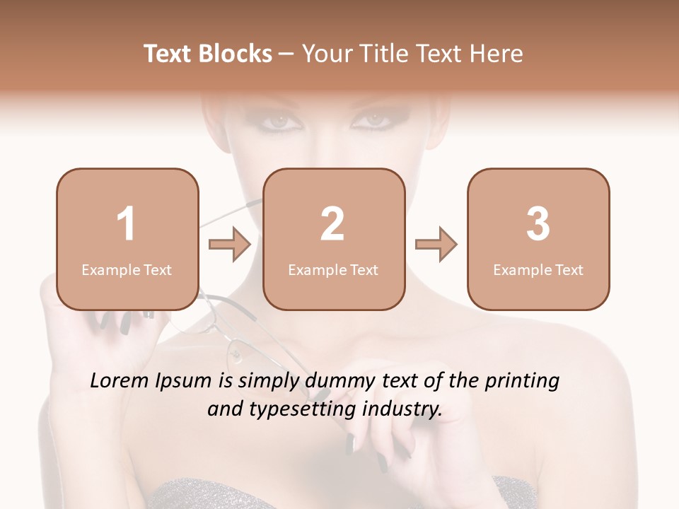 Fashion Copy View PowerPoint Template