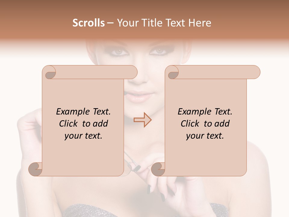 Fashion Copy View PowerPoint Template