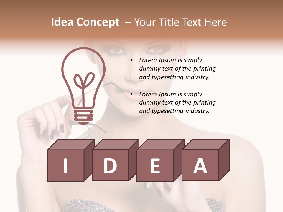 Fashion Copy View PowerPoint Template