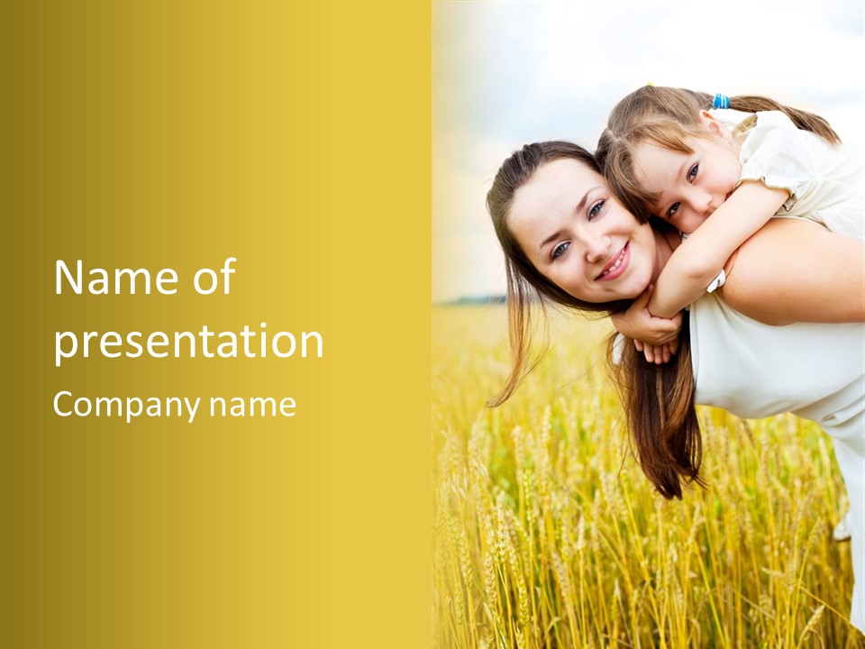 Give Summer Nature PowerPoint Template