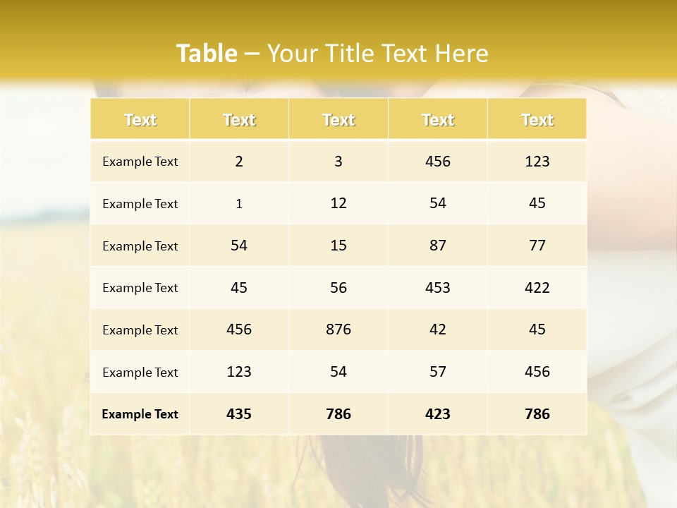 Give Summer Nature PowerPoint Template