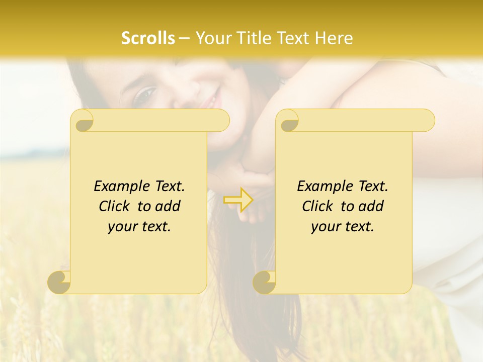 Give Summer Nature PowerPoint Template