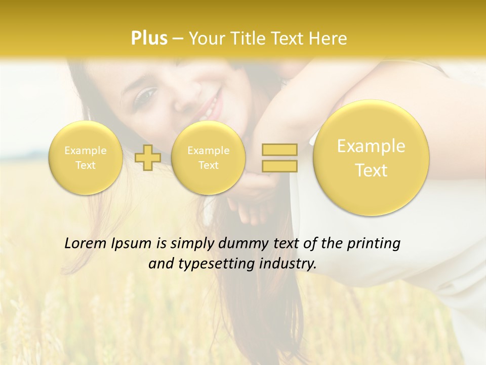 Give Summer Nature PowerPoint Template