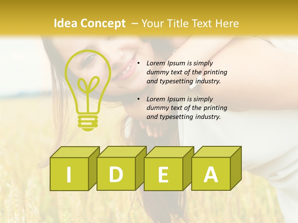 Give Summer Nature PowerPoint Template