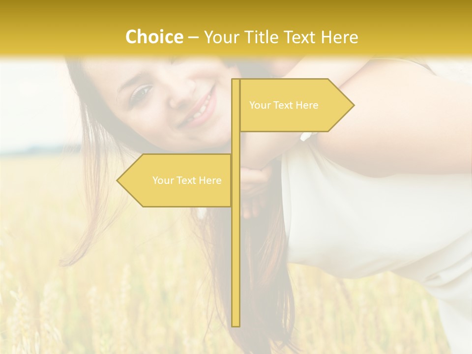 Give Summer Nature PowerPoint Template