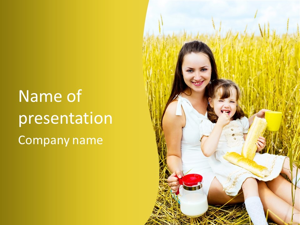 Joyful Parenting Two PowerPoint Template