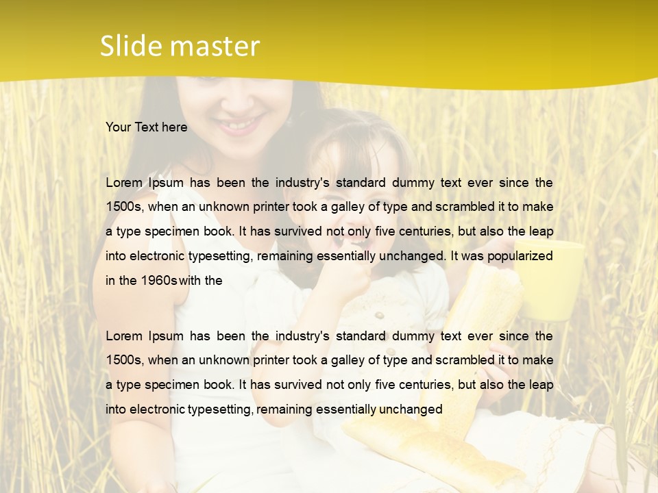 Joyful Parenting Two PowerPoint Template