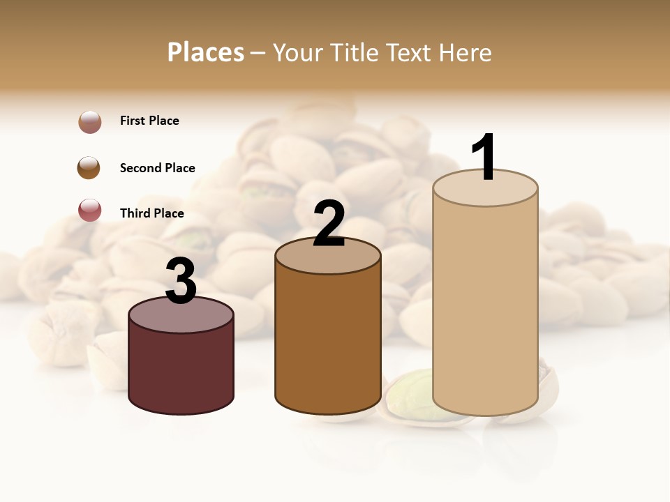 Isolated Vegetarian White PowerPoint Template