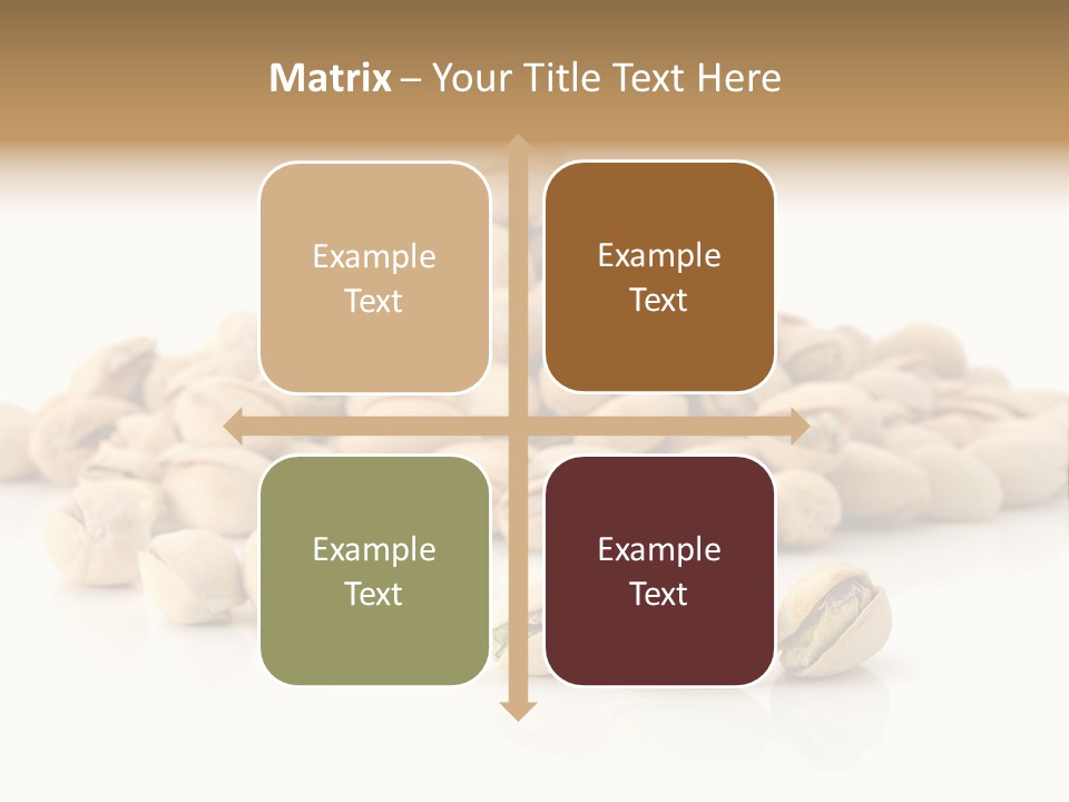 Isolated Vegetarian White PowerPoint Template