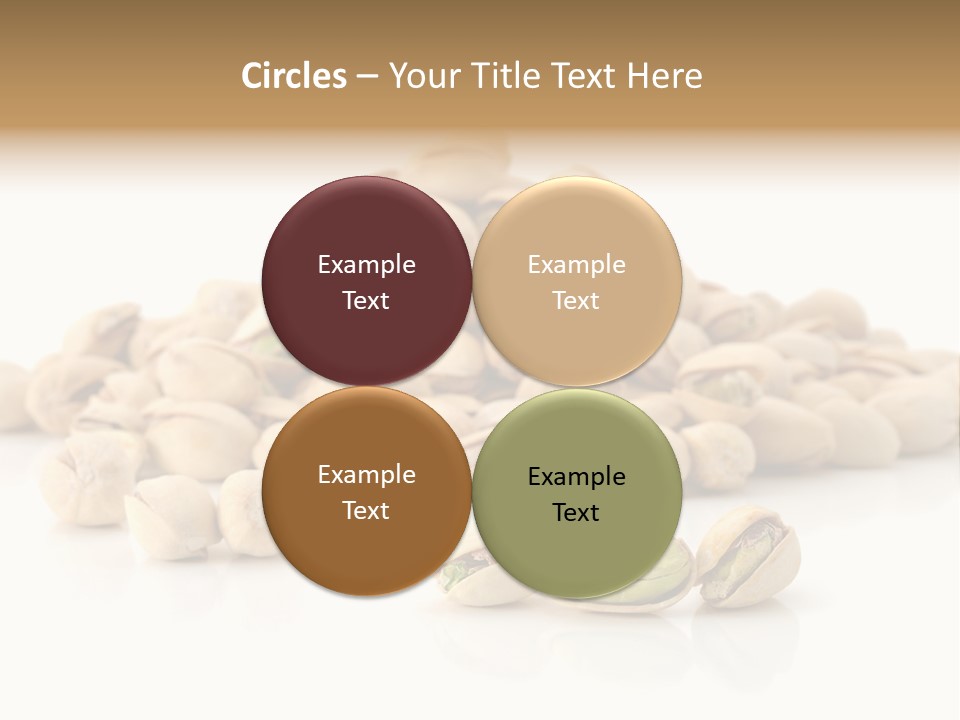 Isolated Vegetarian White PowerPoint Template