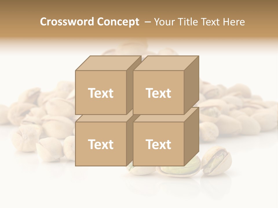 Isolated Vegetarian White PowerPoint Template