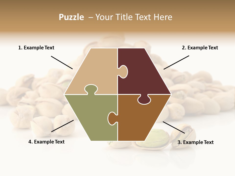 Isolated Vegetarian White PowerPoint Template