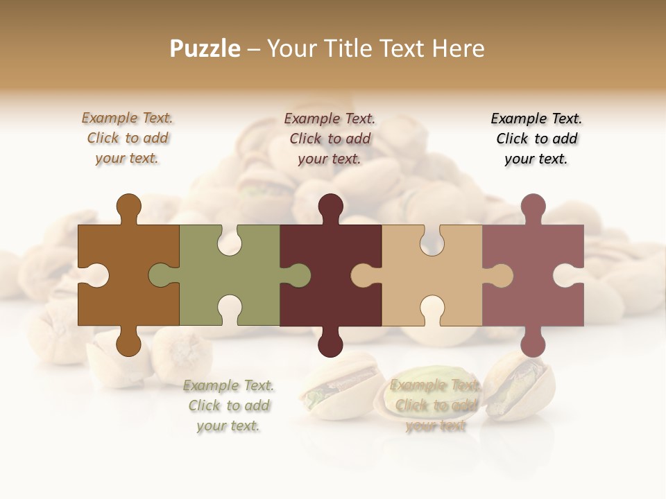 Isolated Vegetarian White PowerPoint Template