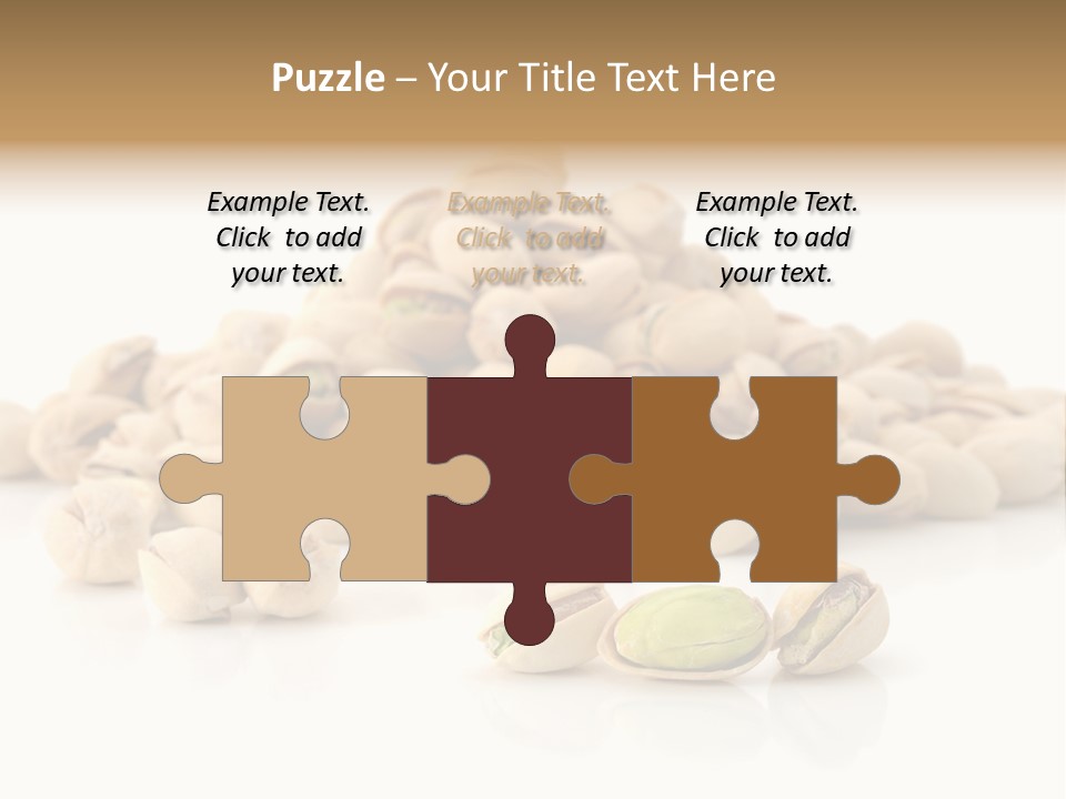 Isolated Vegetarian White PowerPoint Template