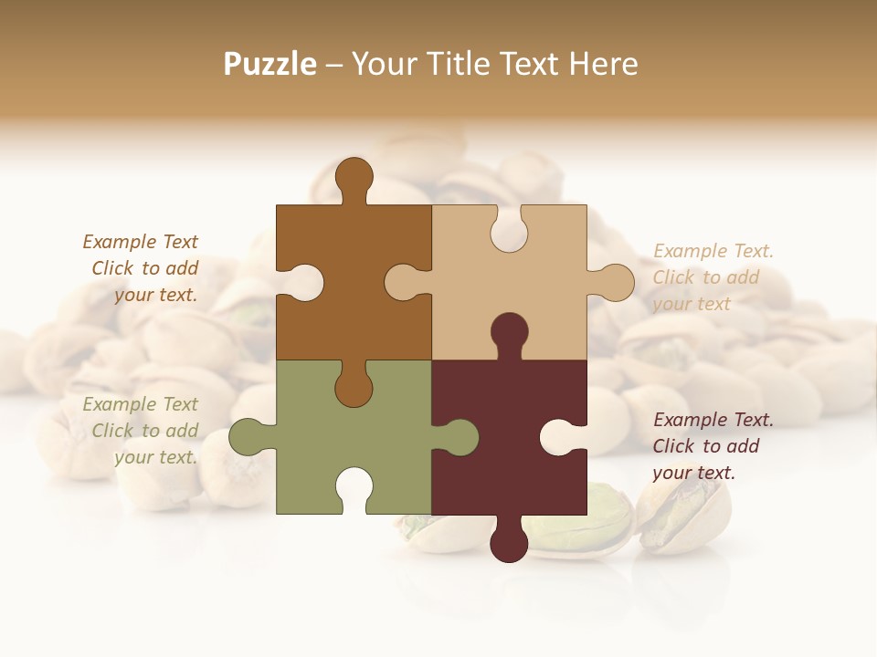 Isolated Vegetarian White PowerPoint Template