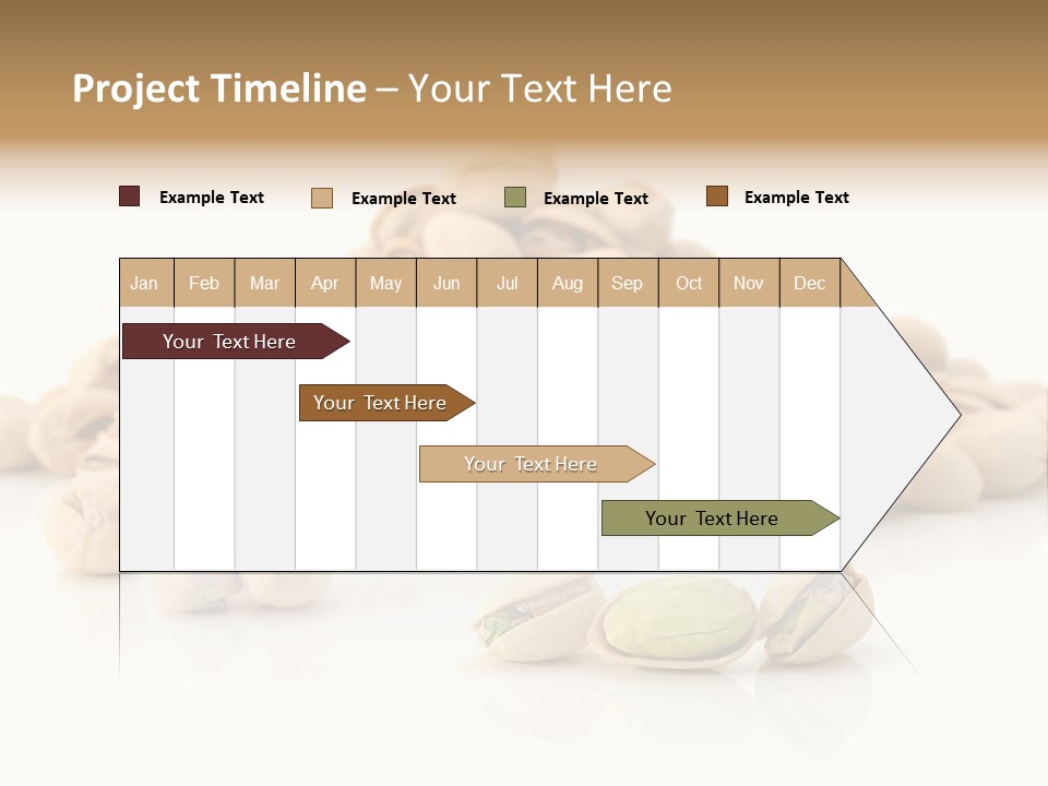 Isolated Vegetarian White PowerPoint Template