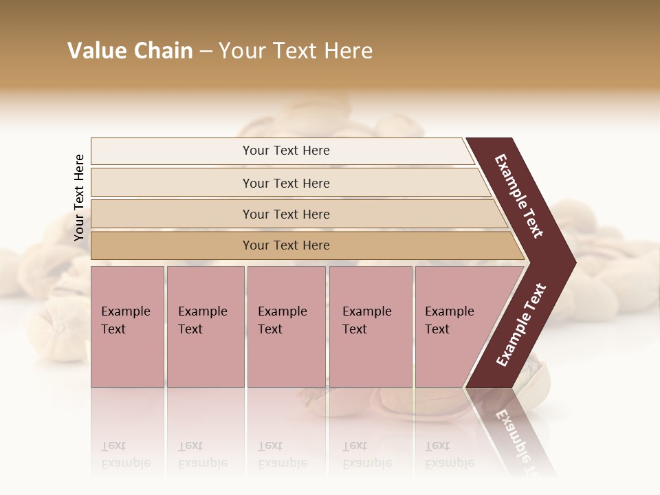 Isolated Vegetarian White PowerPoint Template