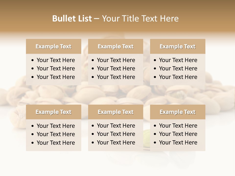 Isolated Vegetarian White PowerPoint Template