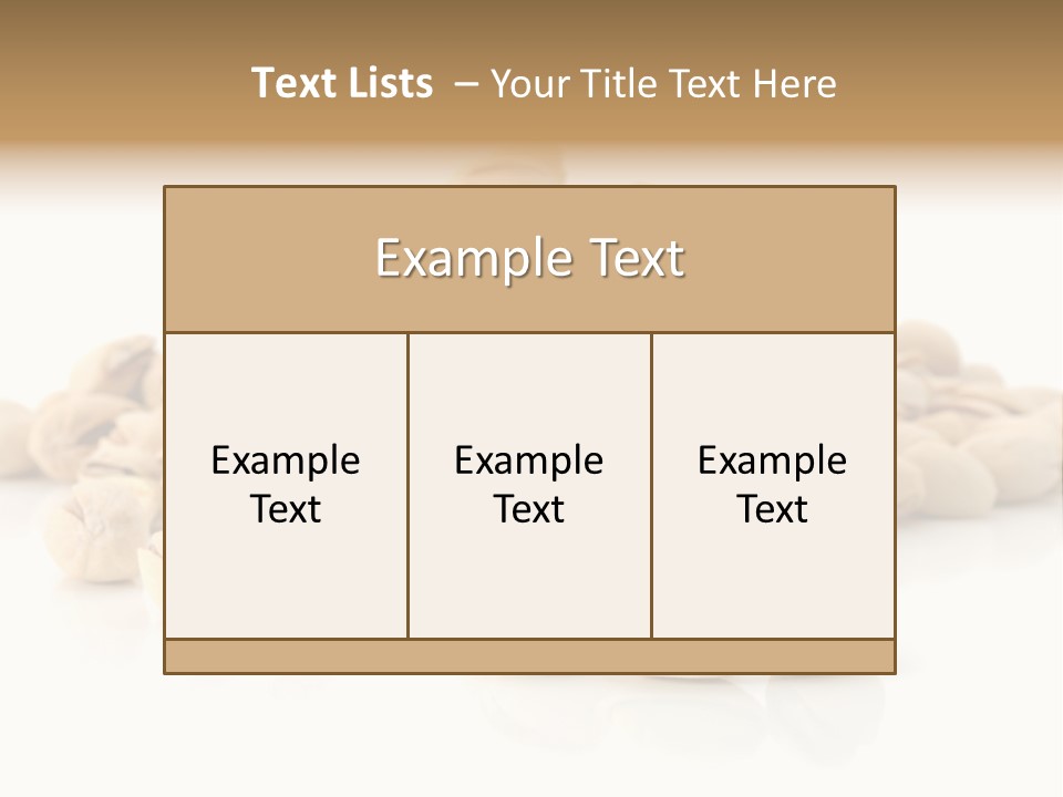 Isolated Vegetarian White PowerPoint Template