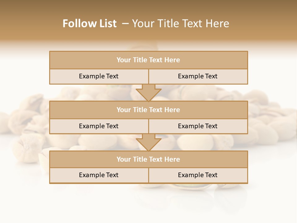 Isolated Vegetarian White PowerPoint Template