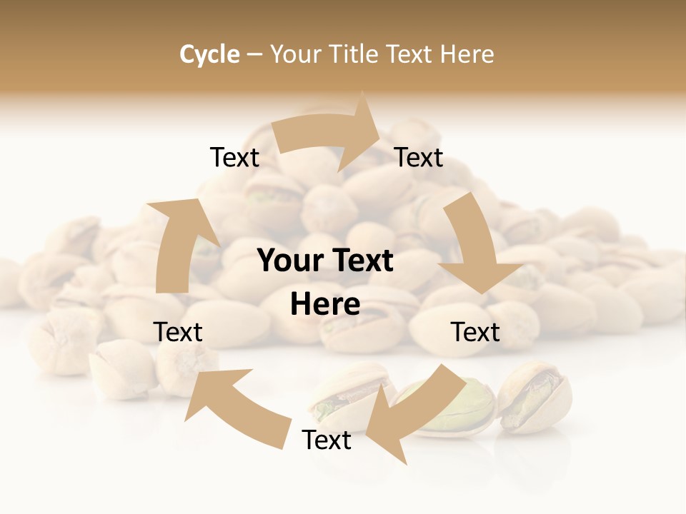 Isolated Vegetarian White PowerPoint Template