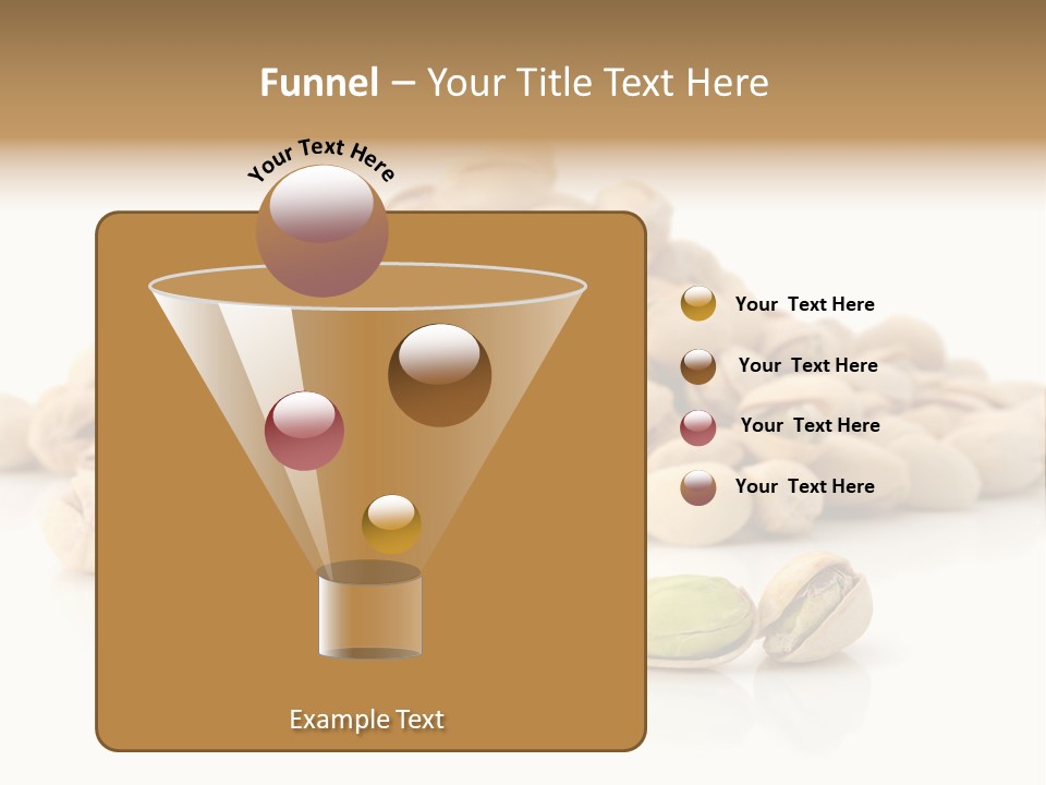 Isolated Vegetarian White PowerPoint Template