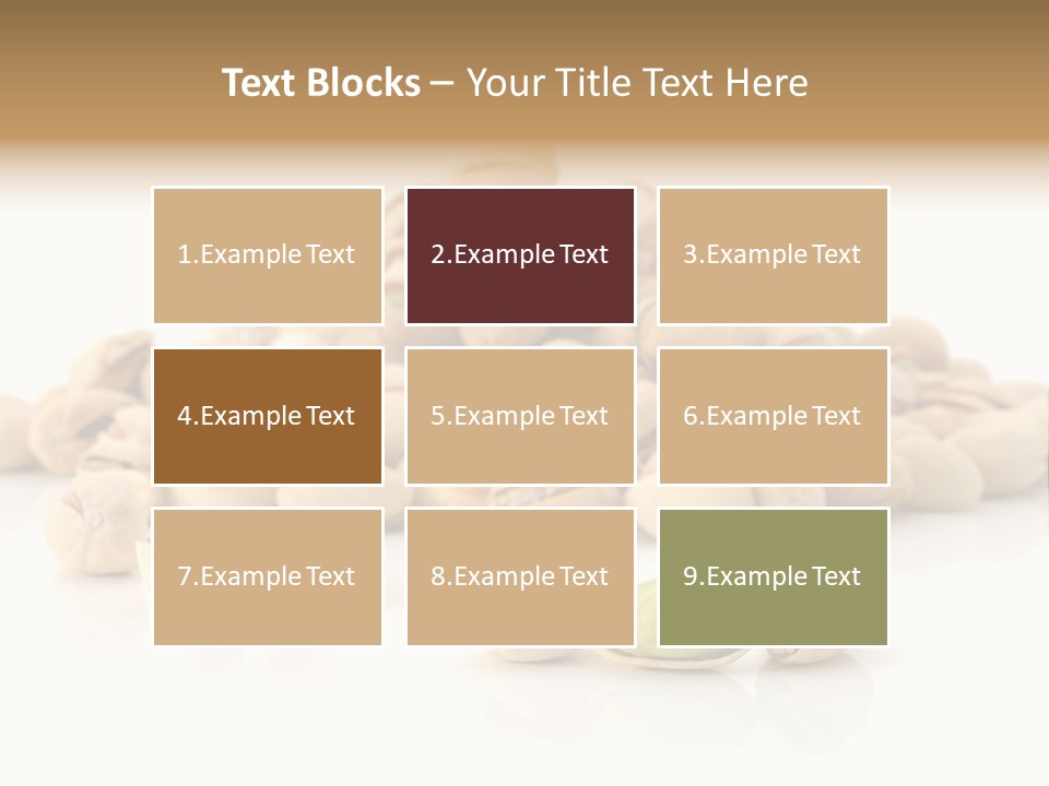 Isolated Vegetarian White PowerPoint Template