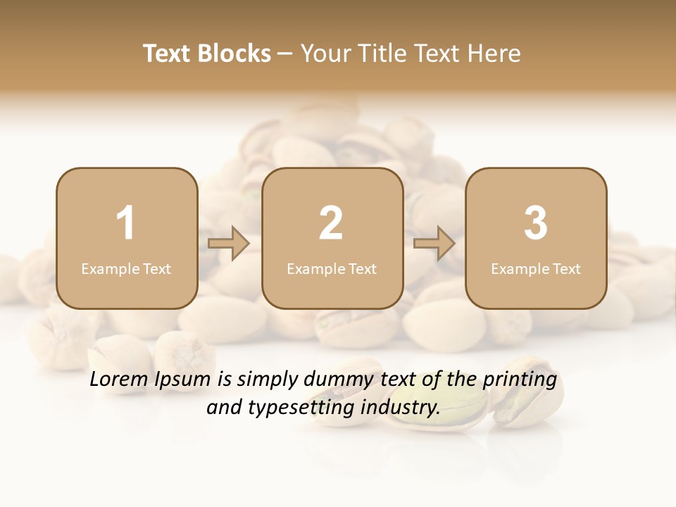 Isolated Vegetarian White PowerPoint Template